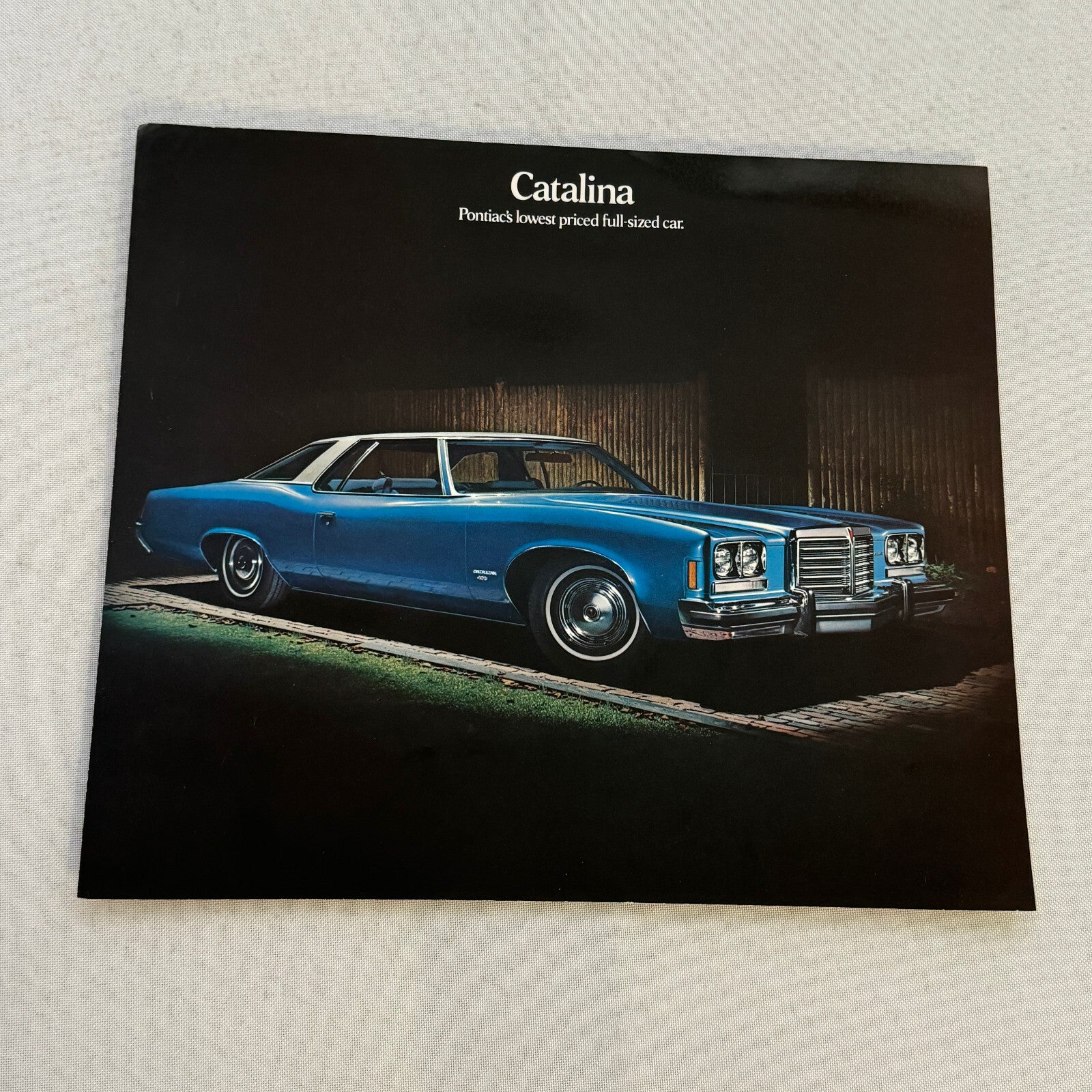 1974 Pontiac Catalina Car Sales Brochure Catalog Advertising