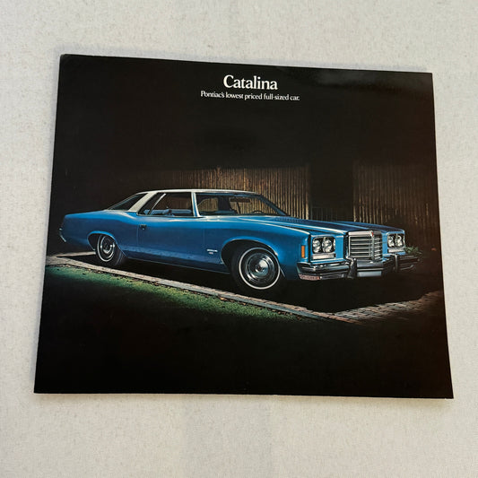 1974 Pontiac Catalina Car Sales Brochure Catalog Advertising