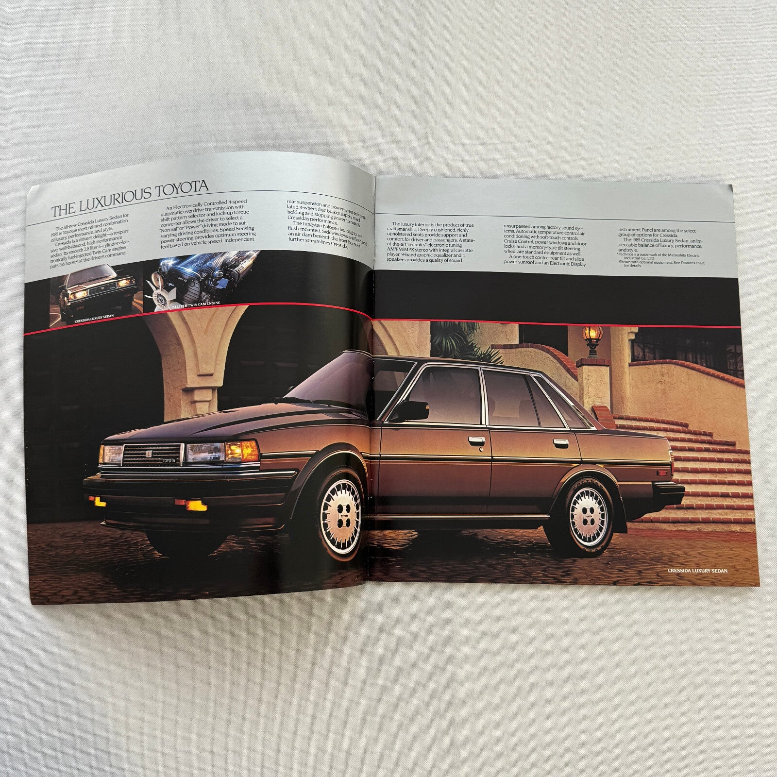 Toyota Cressida Car Sales Brochure Catalog Luxury Sedan and Station Wagon 1984