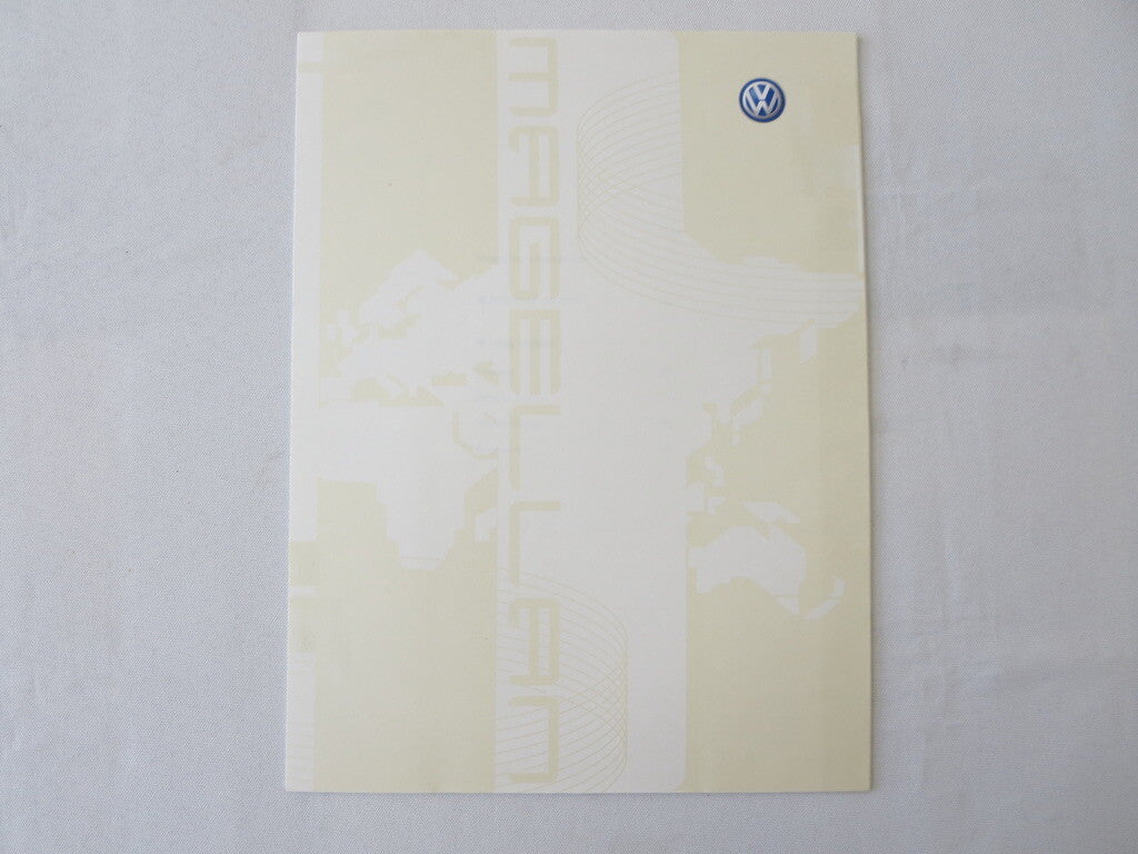 2002 Volkswagen VW Magellan Concept Car Press Kit Brochure Catalog