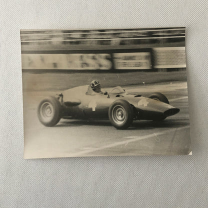 Vintage Racing Car Photo Photograph Print - Possibly BRM Car ? 