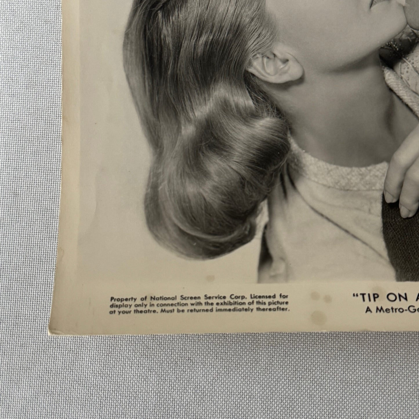 Vintage Movie Film Press Photo Photograph Print Tip of a Dead Jockey