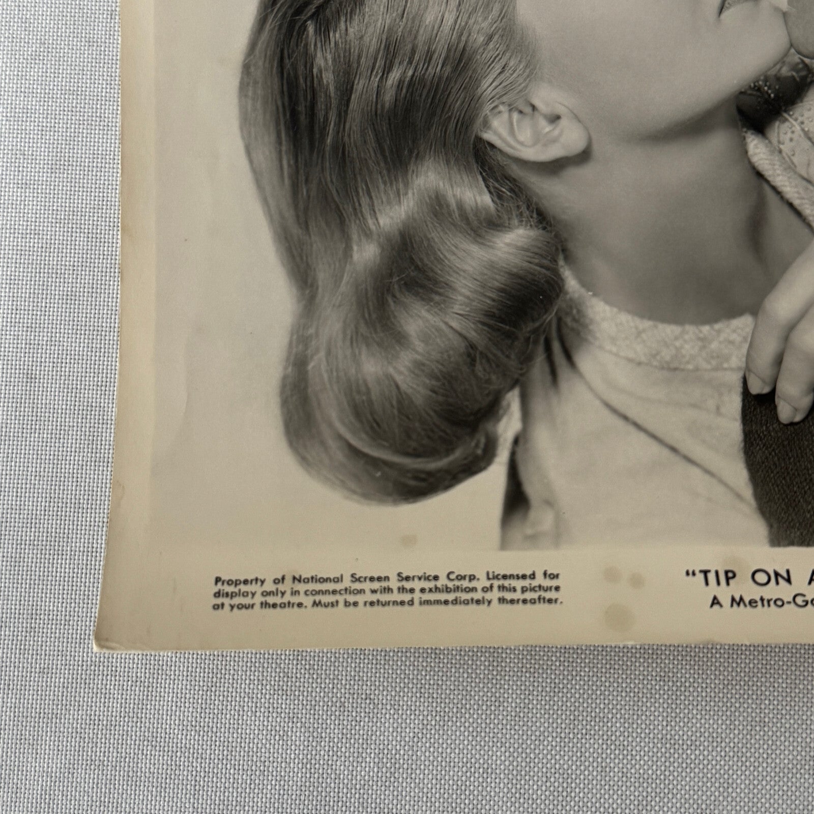 Vintage Movie Film Press Photo Photograph Print Tip of a Dead Jockey