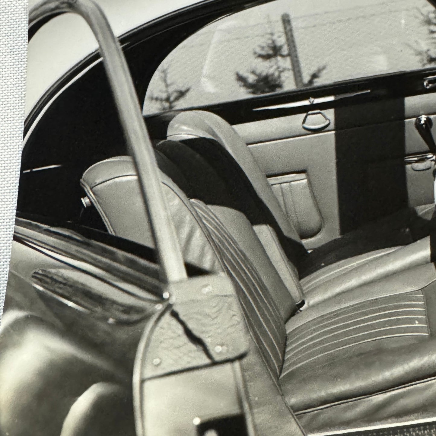 Vintage Photograph Photo Print Beautiful Car Automobile Interior