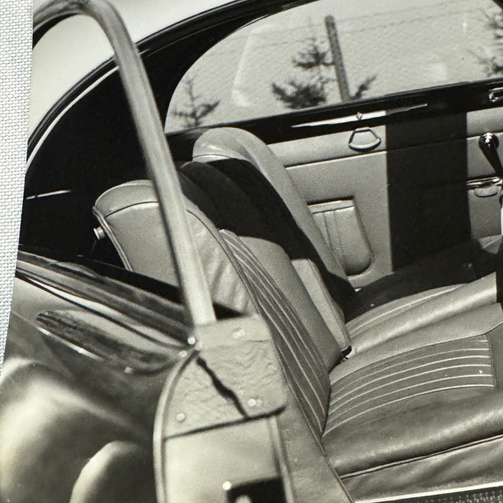 Vintage Photograph Photo Print Beautiful Car Automobile Interior