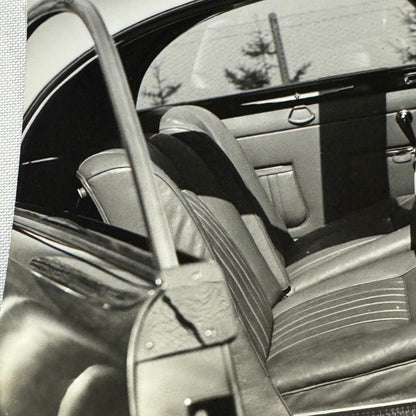 Vintage Photograph Photo Print Beautiful Car Automobile Interior