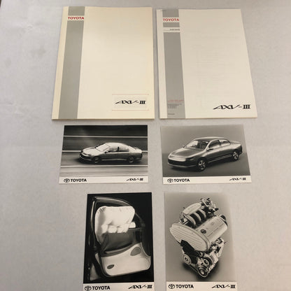 Toyota AXV III Concept Car Prototype Press Kit with Photos