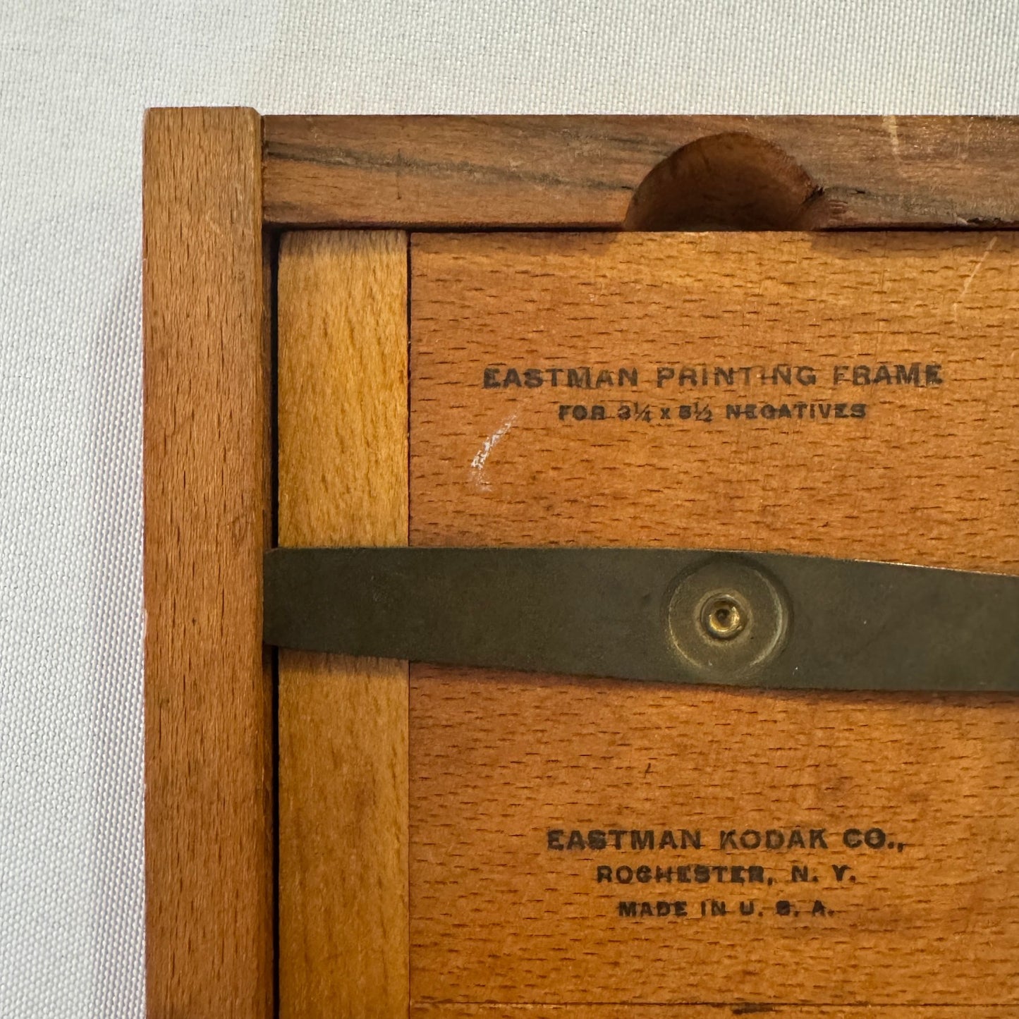Vintage Eastman Photo Negative Printing Frame Photograph 3 1/4" by 8 1/2"