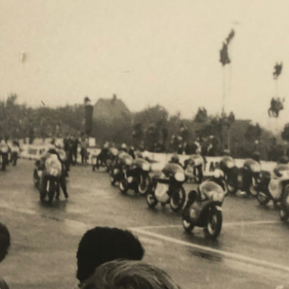 Vintage Motorcycle Racing Photo photograph Snapshot Germany