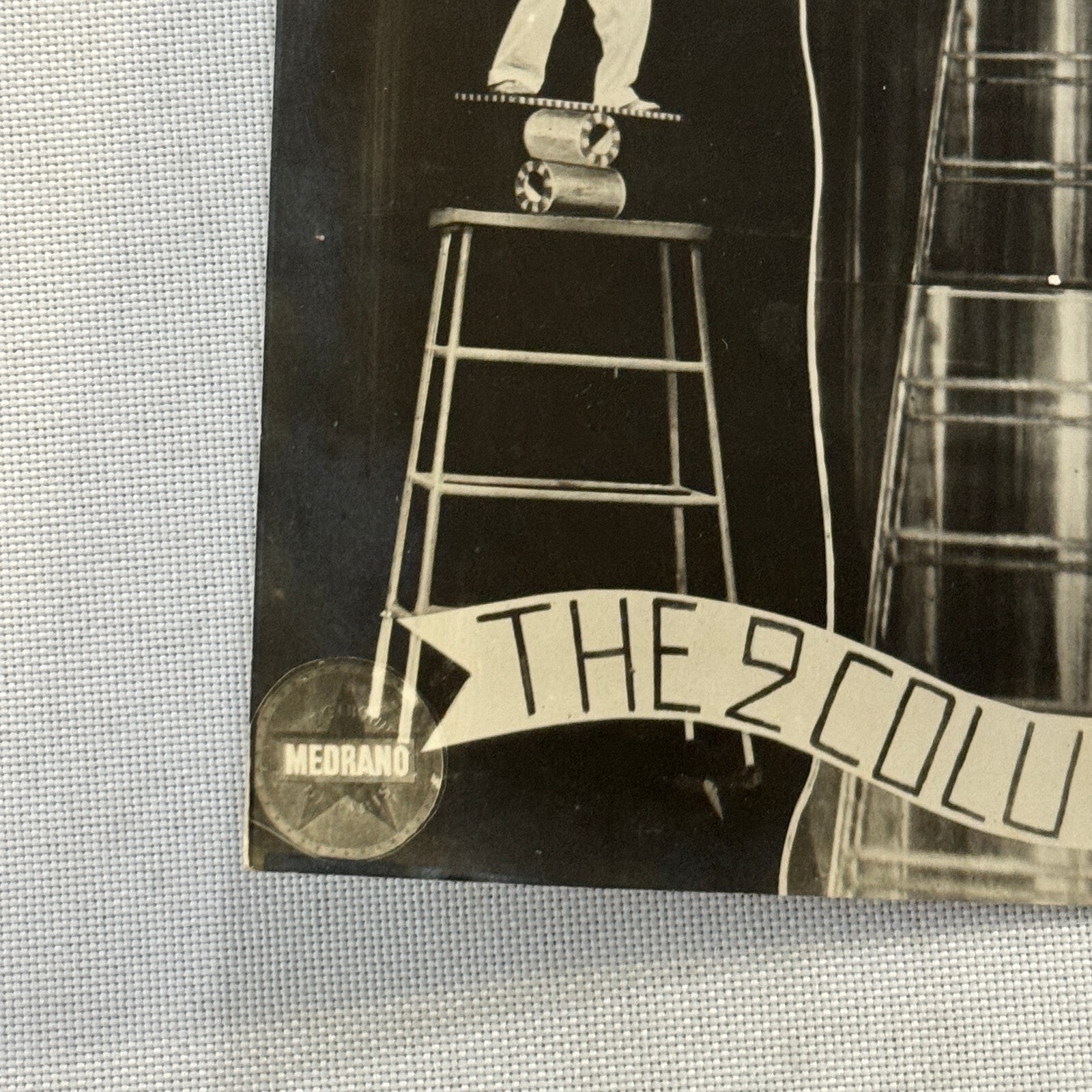 Vintage Circus Performer Act Photo Photograph Juggling Acrobat The 2 Columbus