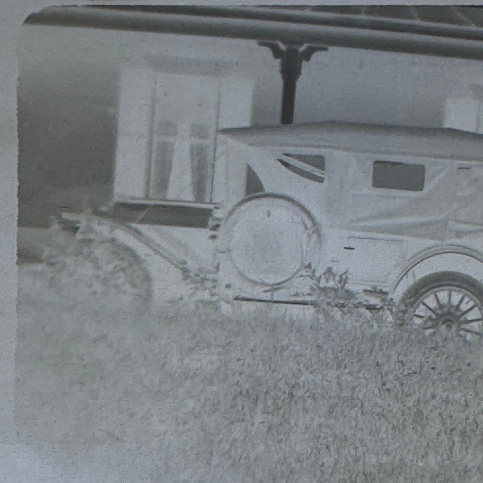 Vintage Photo Negative Antique Car Automobile Vintage Photograph