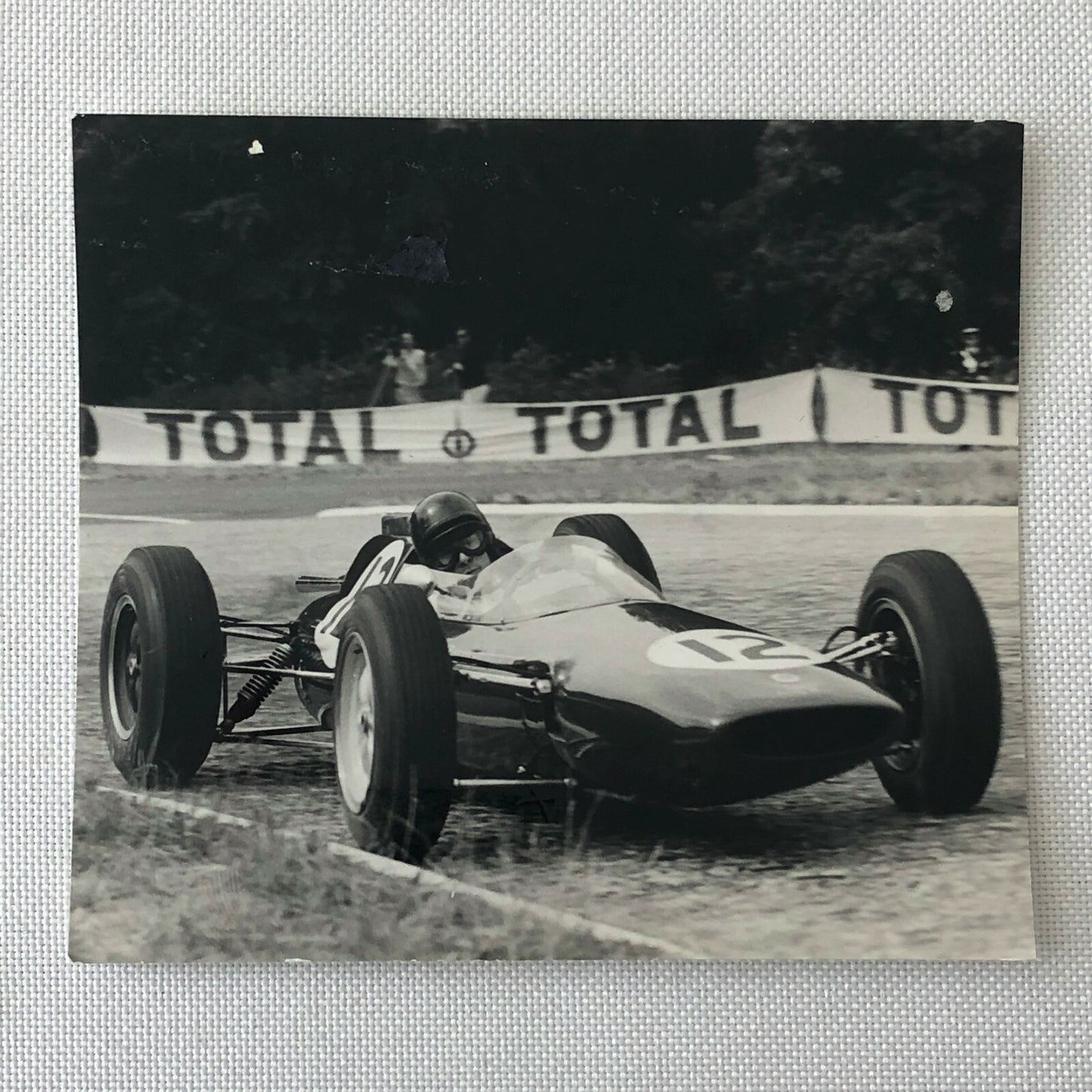 1962 ACF Rouen Grand Prix Car Racing Photo Photograph - Jim Clark Lotus CAHIER