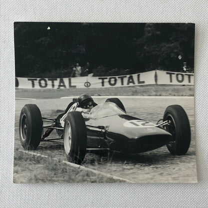 1962 ACF Rouen Grand Prix Car Racing Photo Photograph - Jim Clark Lotus CAHIER