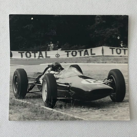 1962 ACF Rouen Grand Prix Car Racing Photo Photograph - Jim Clark Lotus CAHIER