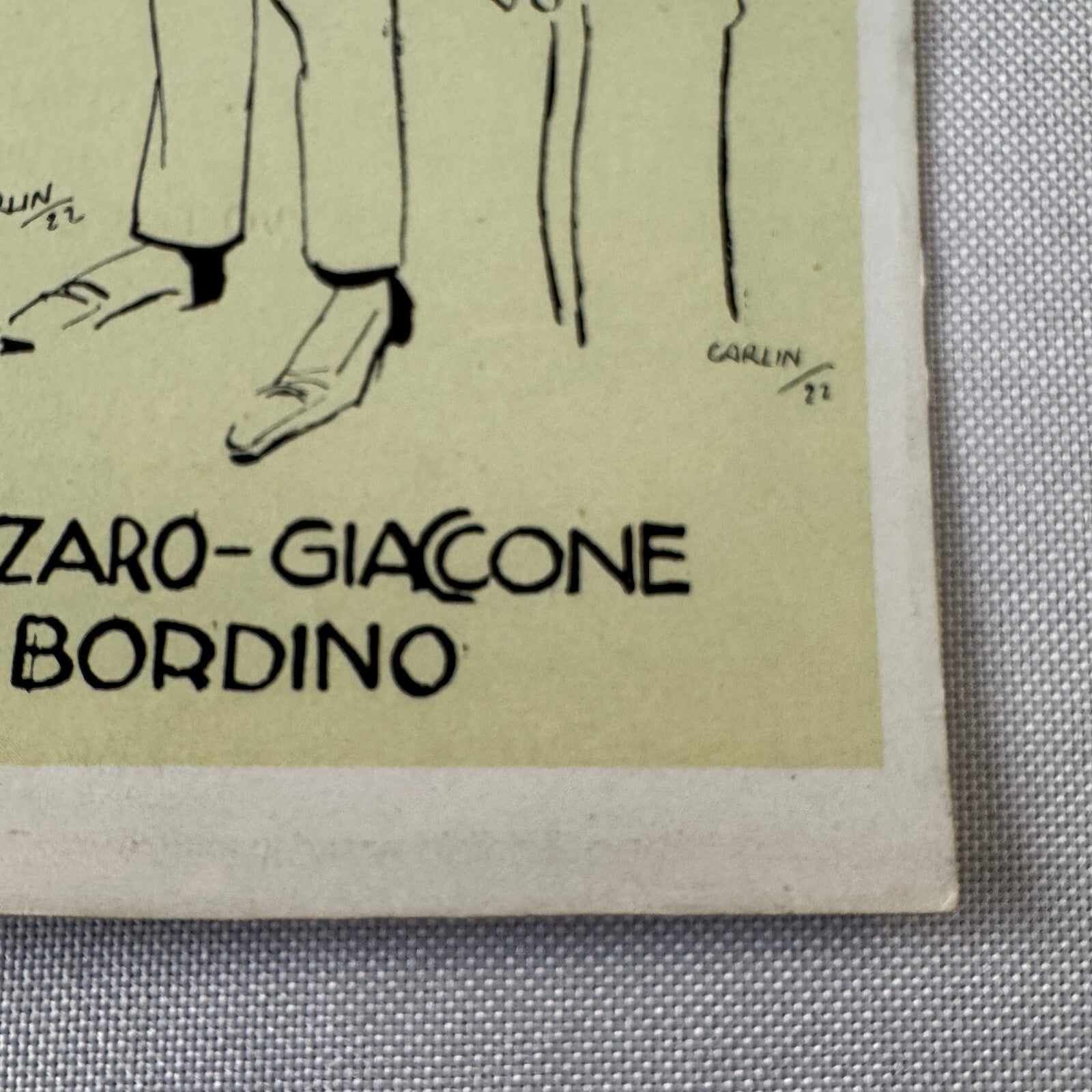 Vintage Italian Racing Driver Postcard Post Card Felice Nazzaro Pietro Bordino