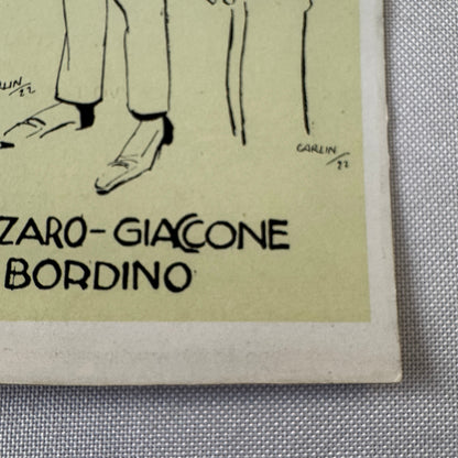Vintage Italian Racing Driver Postcard Post Card Felice Nazzaro Pietro Bordino