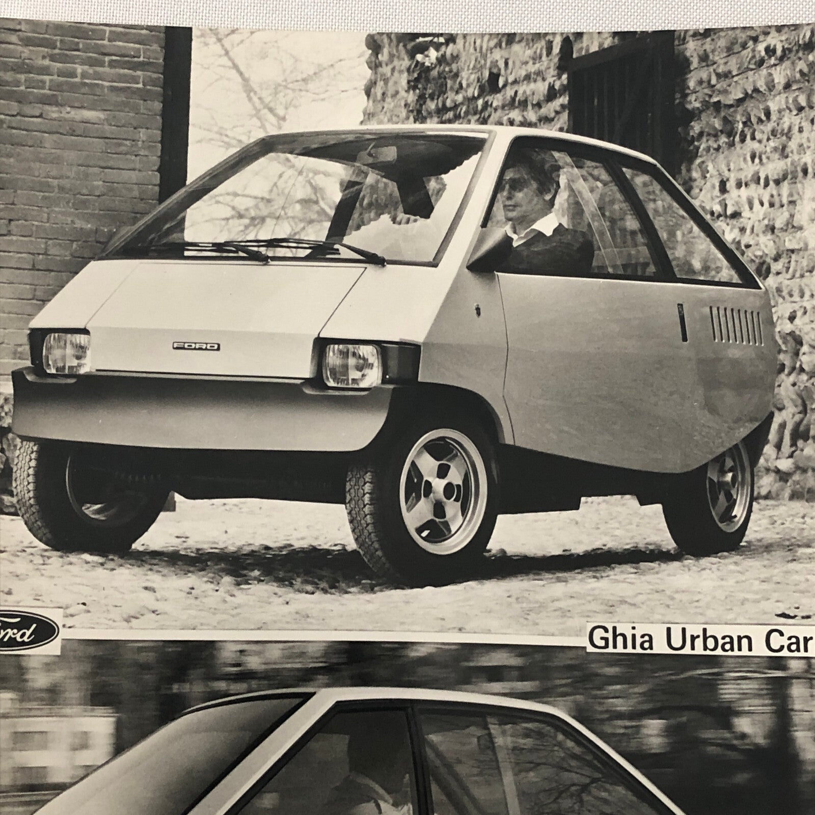 Vintage Ford Ghia Urban Car Concept Car Photo Photograph
