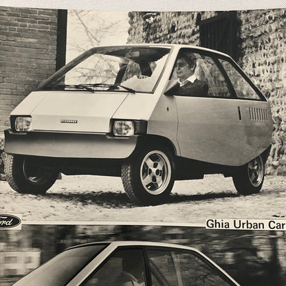 Vintage Ford Ghia Urban Car Concept Car Photo Photograph