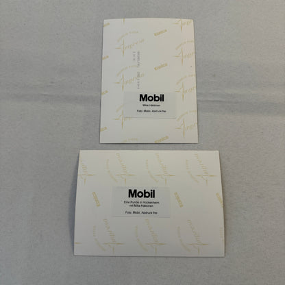 Mika Hakkinen Mercedes McLaren Racing Driver Photo Photograph Lot 2x Mobil Oil