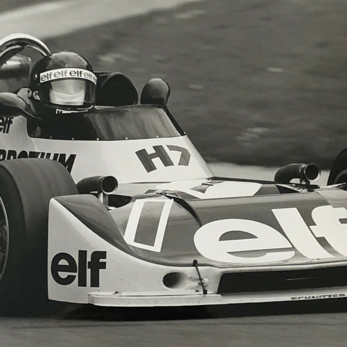 Vintage 1975 Formula 2 F2 Racing Photo Photograph Pau Grand Prix Jacques Laffite