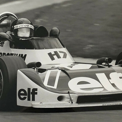 Vintage 1975 Formula 2 F2 Racing Photo Photograph Pau Grand Prix Jacques Laffite