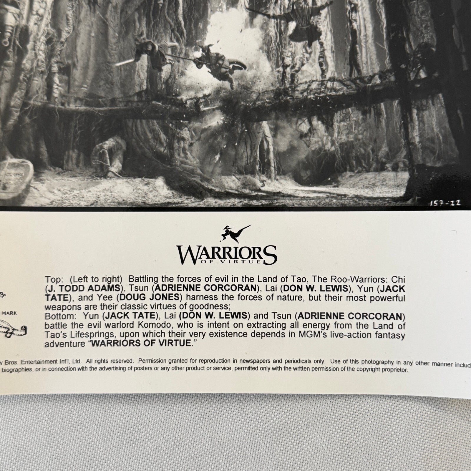 Warriors of Virtue Movie Film Press Photo Photograph 1997