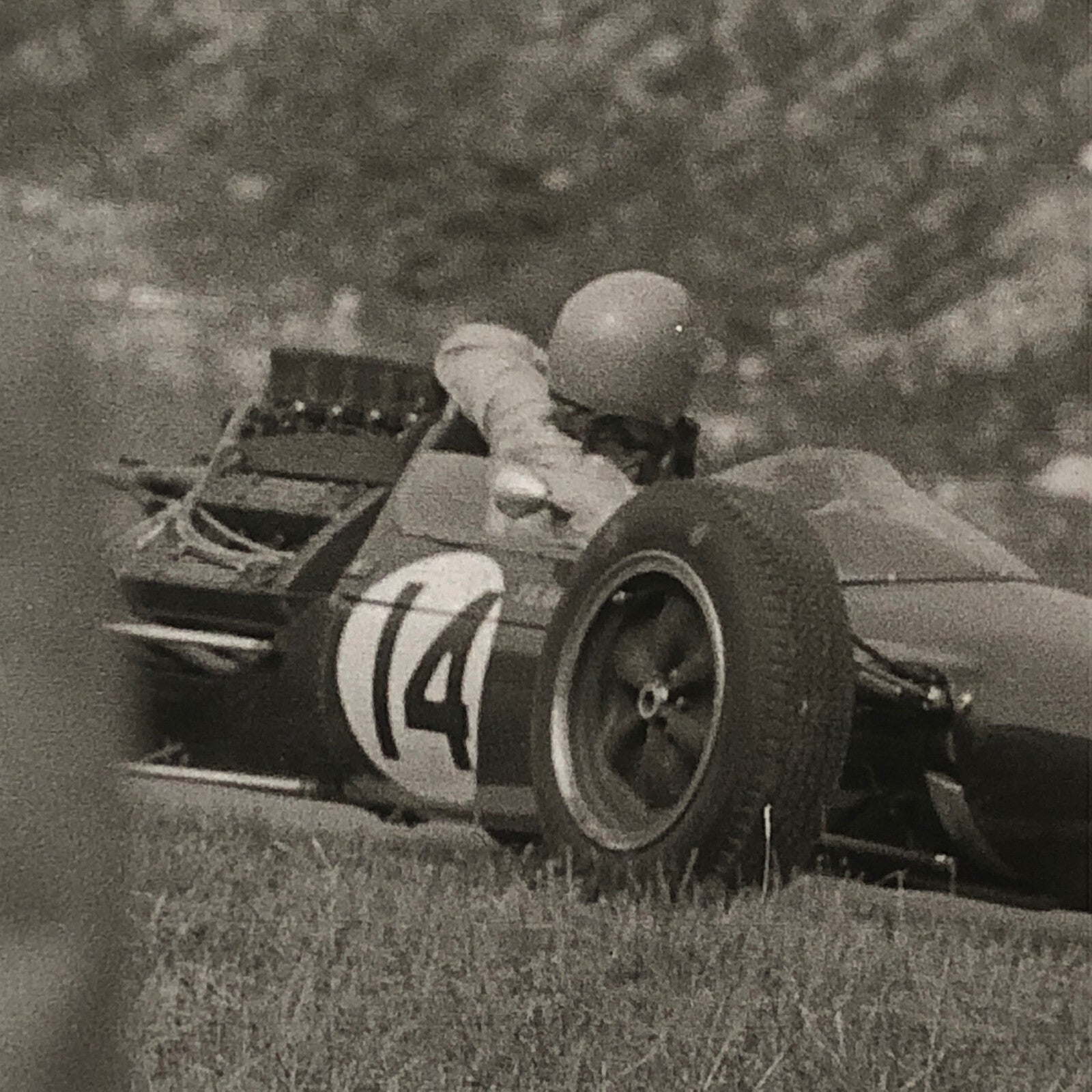 Vintage Grand Prix Racing Car Photo Photograph Print - Tag AL23095