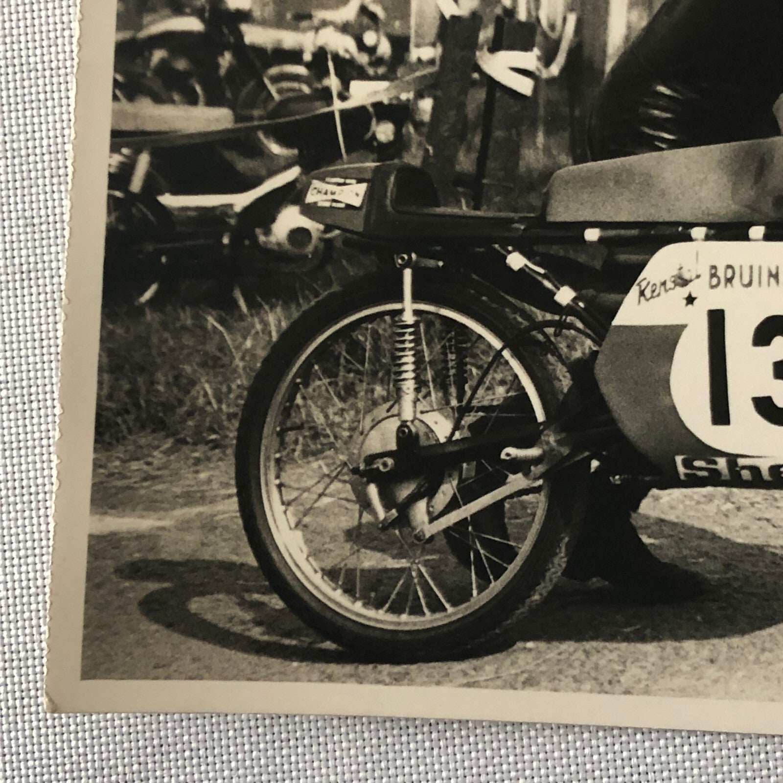 Vintage Motorcycle Racing Photo photograph Rider Aalt Toersen 1971