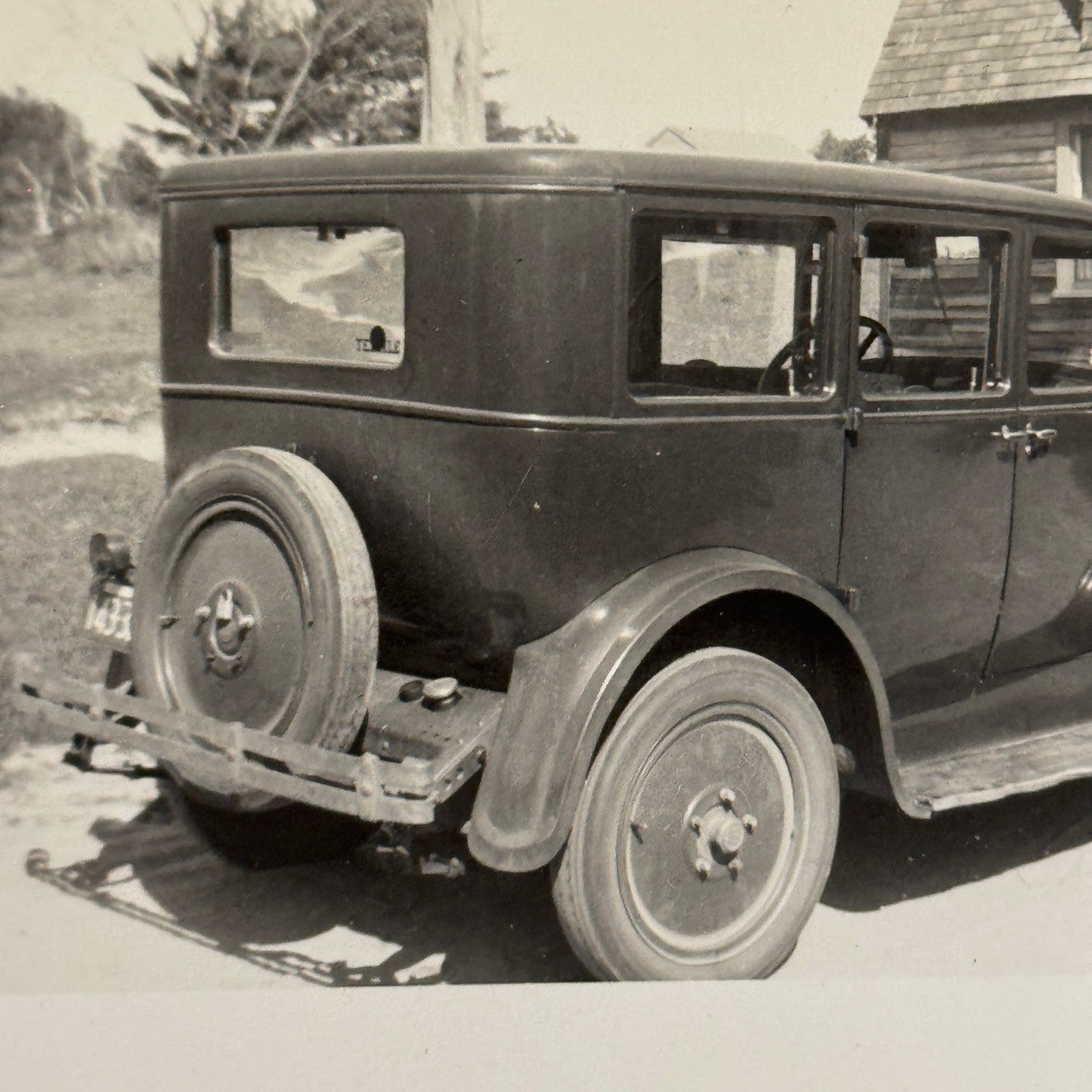 Vintage Automobile Photo Photograph Print Snapshot Car Lot 2x