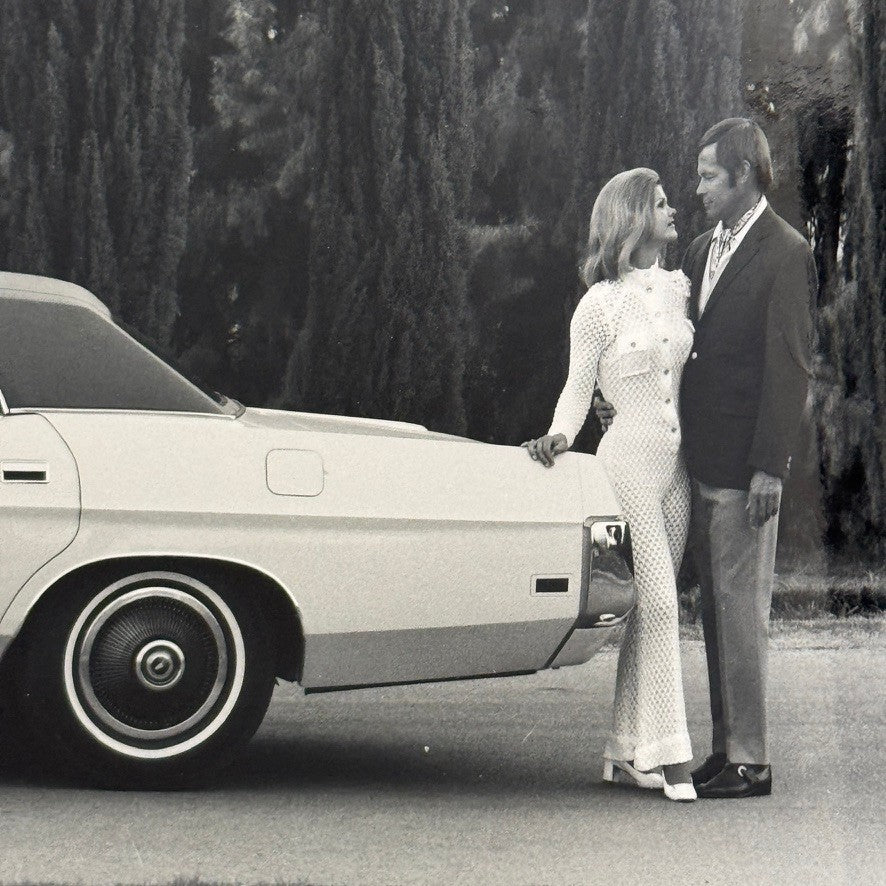 1972 Ford Galaxie 500 Hardtop Car Factory Press Photo Photograph Print