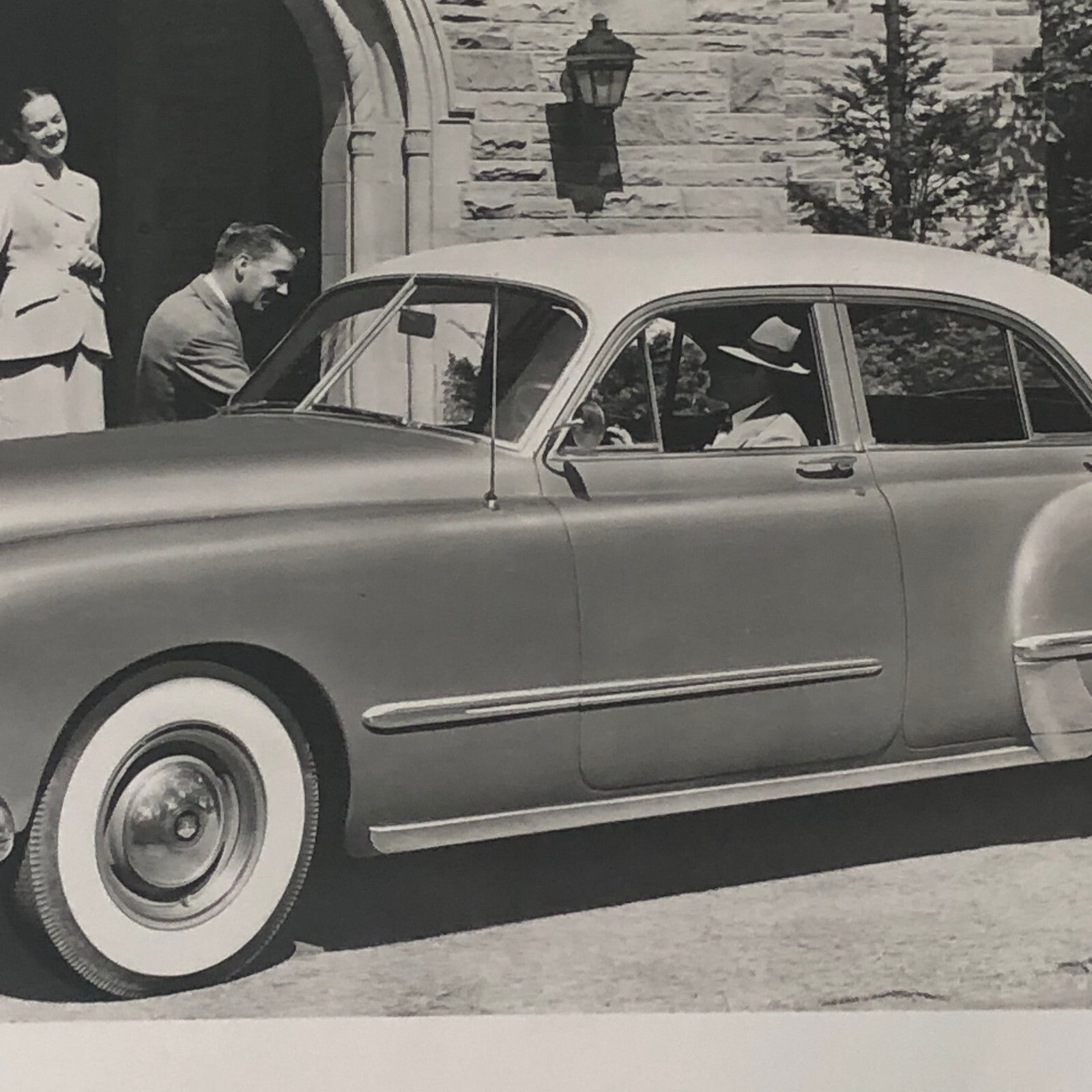 1948 Oldsmobile Series 98 Futuramic Sedan Factory Press Photo Photograph