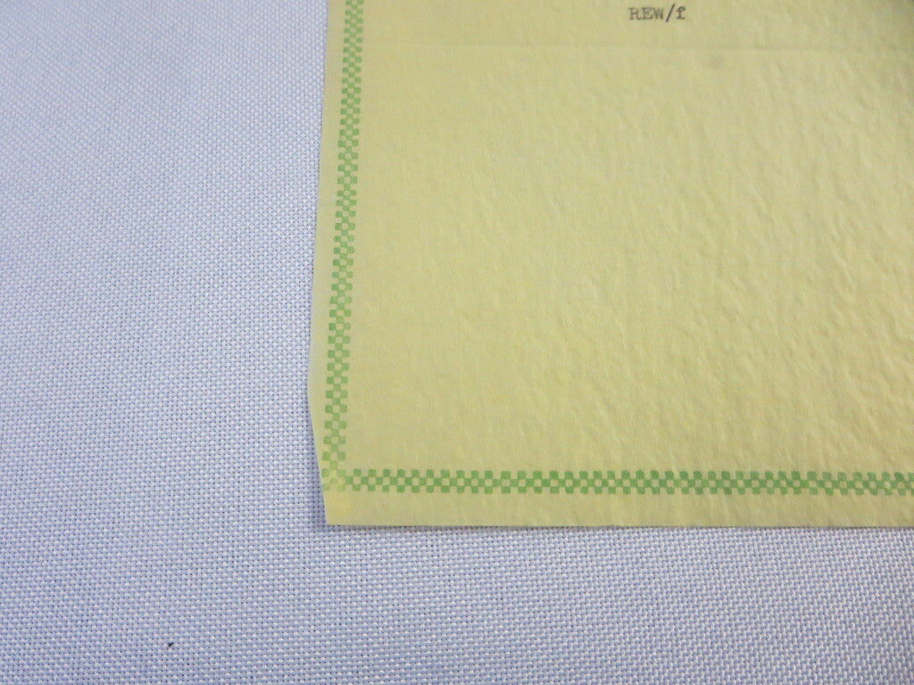 1950 Checker Cab Manufacturing Corporation Car Company Letter Letterhead 