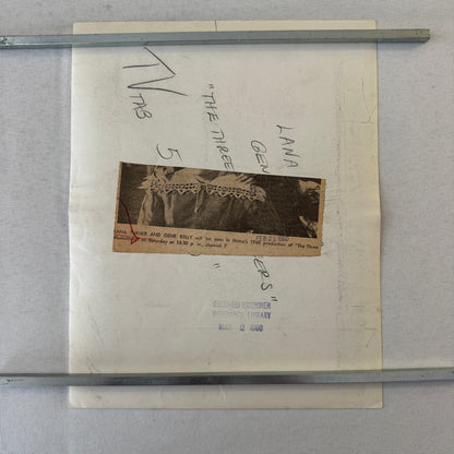 Vintage Movie Press Photo Photograph Three Musketeers Lana Turner Gene Kelly