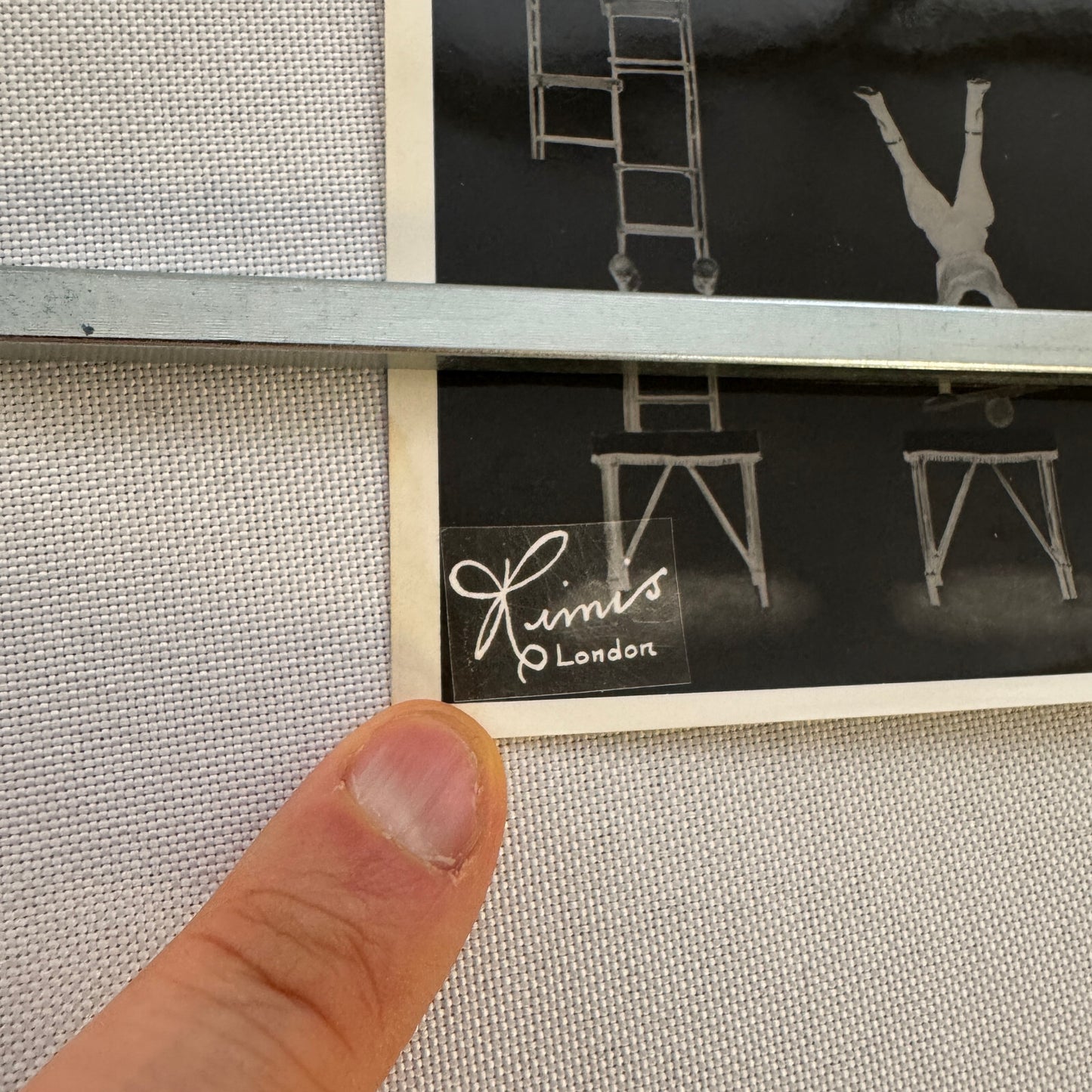 Vintage Circus Juggling Balancing Acrobat Act Photo Photograph Sensational Gunga