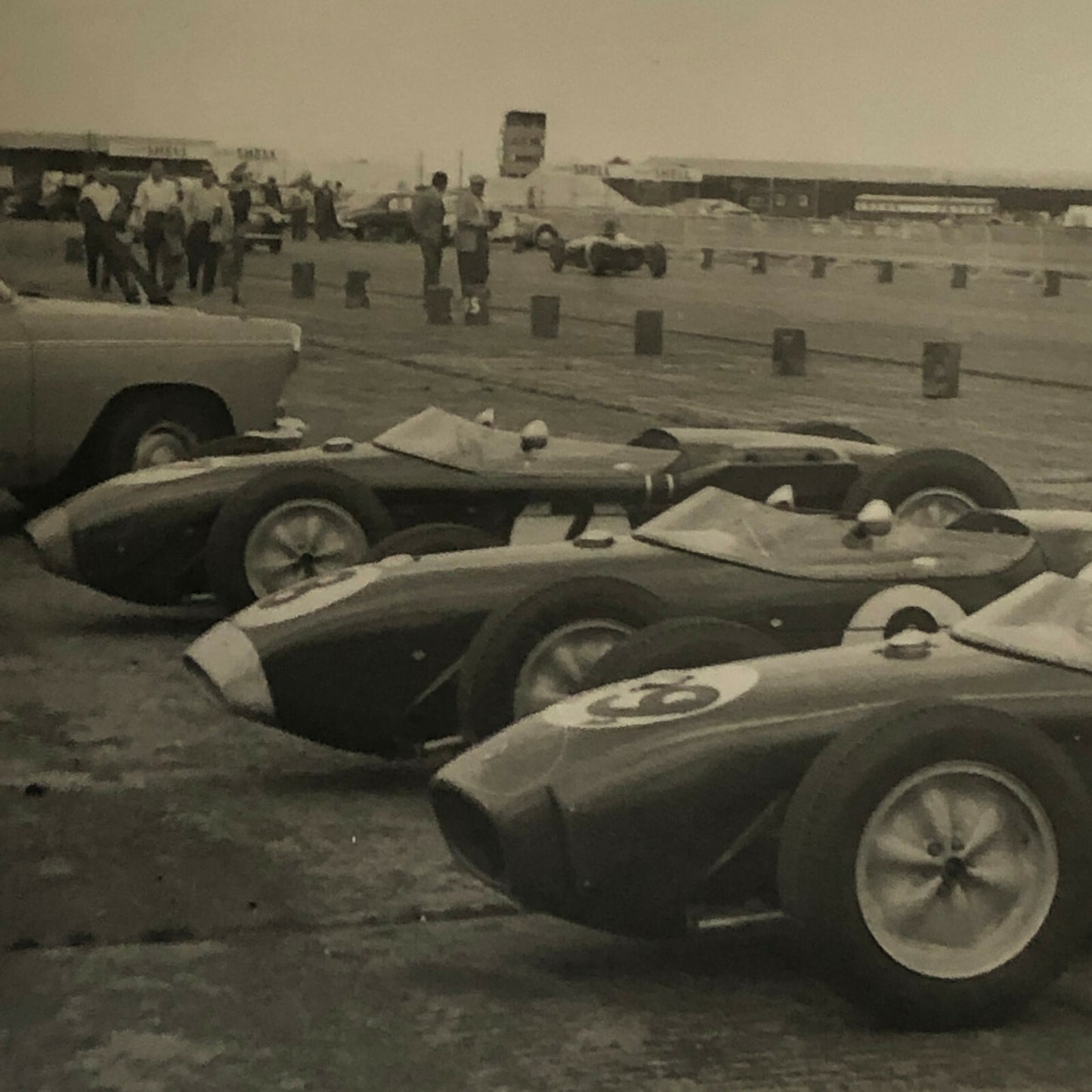 Vintage Grand Prix Car Racing Photo Photograph Print 