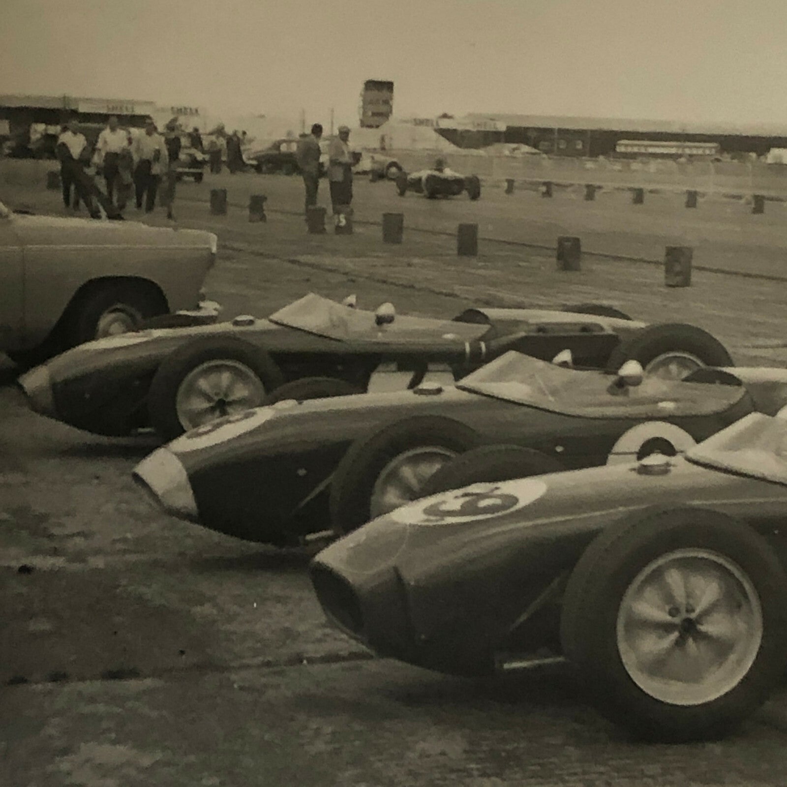 Vintage Grand Prix Car Racing Photo Photograph Print 