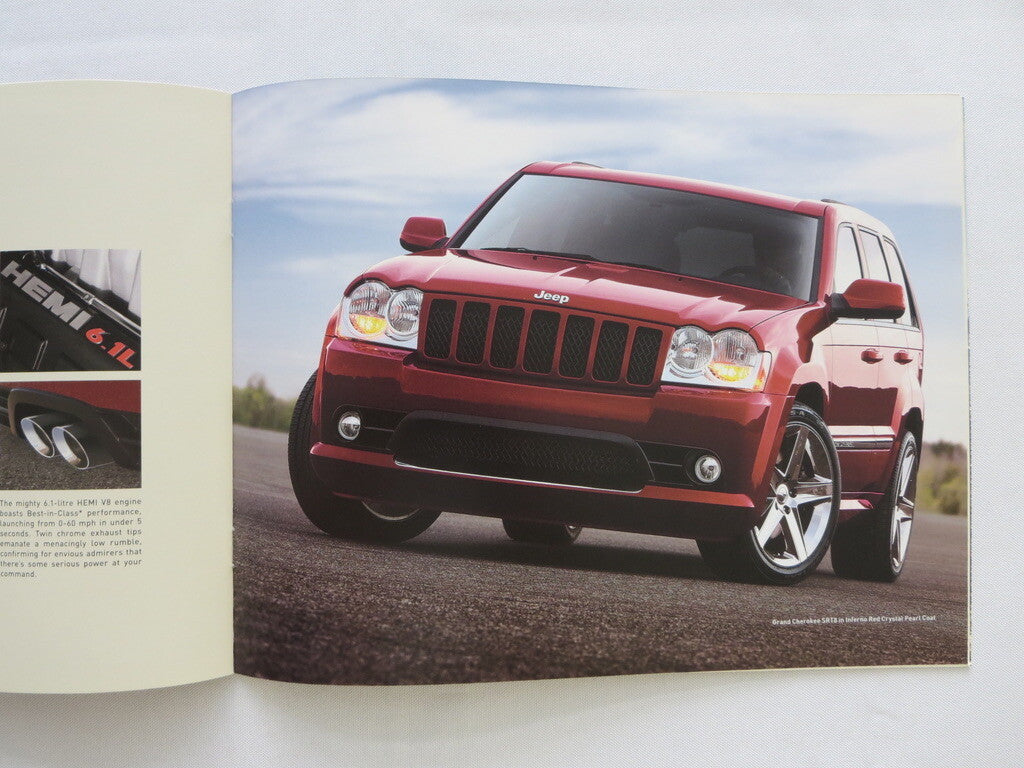 2006 Jeep Grand Cherokee Sales Brochure Laredo Limited Overland SRT8