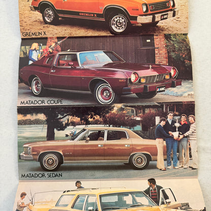 1978 American Motors AMC Sales Brochure Concord Pacer Gremlin AMX Matador
