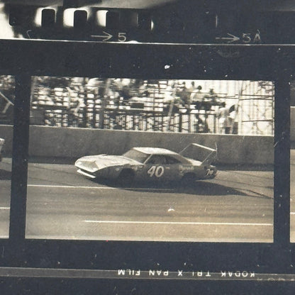 Vintage NASCAR Racing Photo Contact Sheet Motorsport Charger Daytona