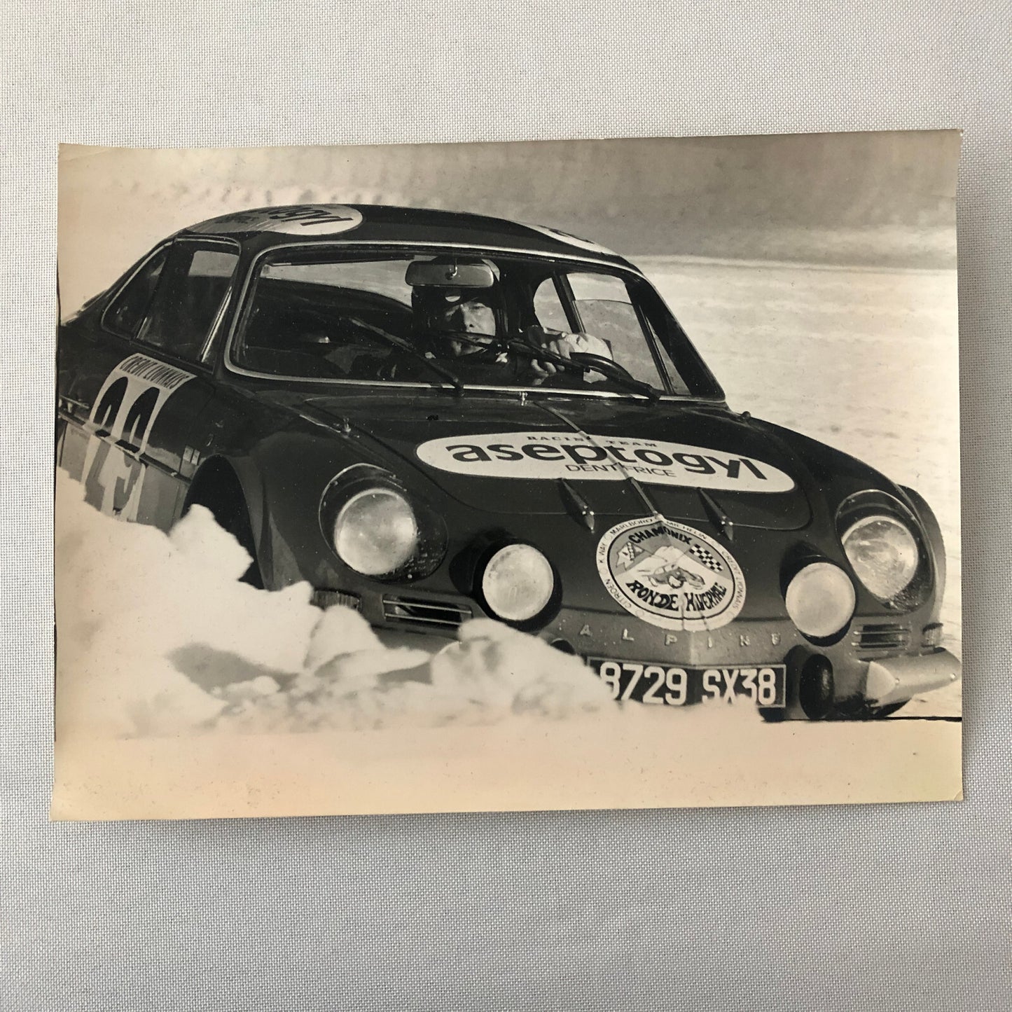 Vintage Renault Alpine Rally Racing DPPI Press Photo Photograph Print