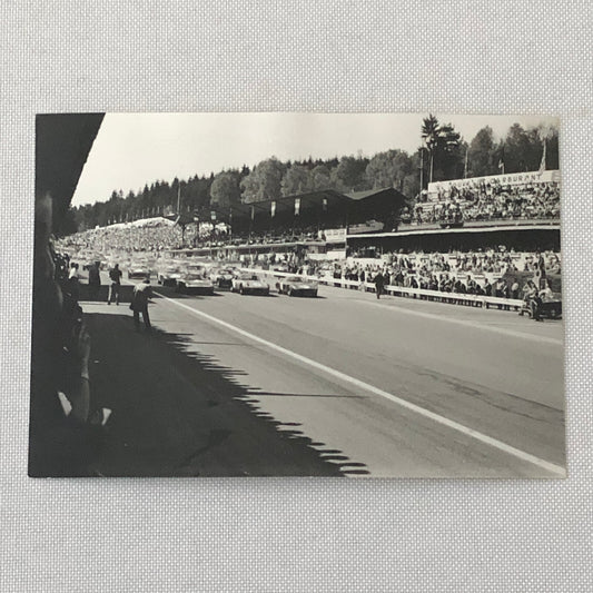 Vintage Racing Photo Photograph Print Motorsport Race Tag AL22 E7