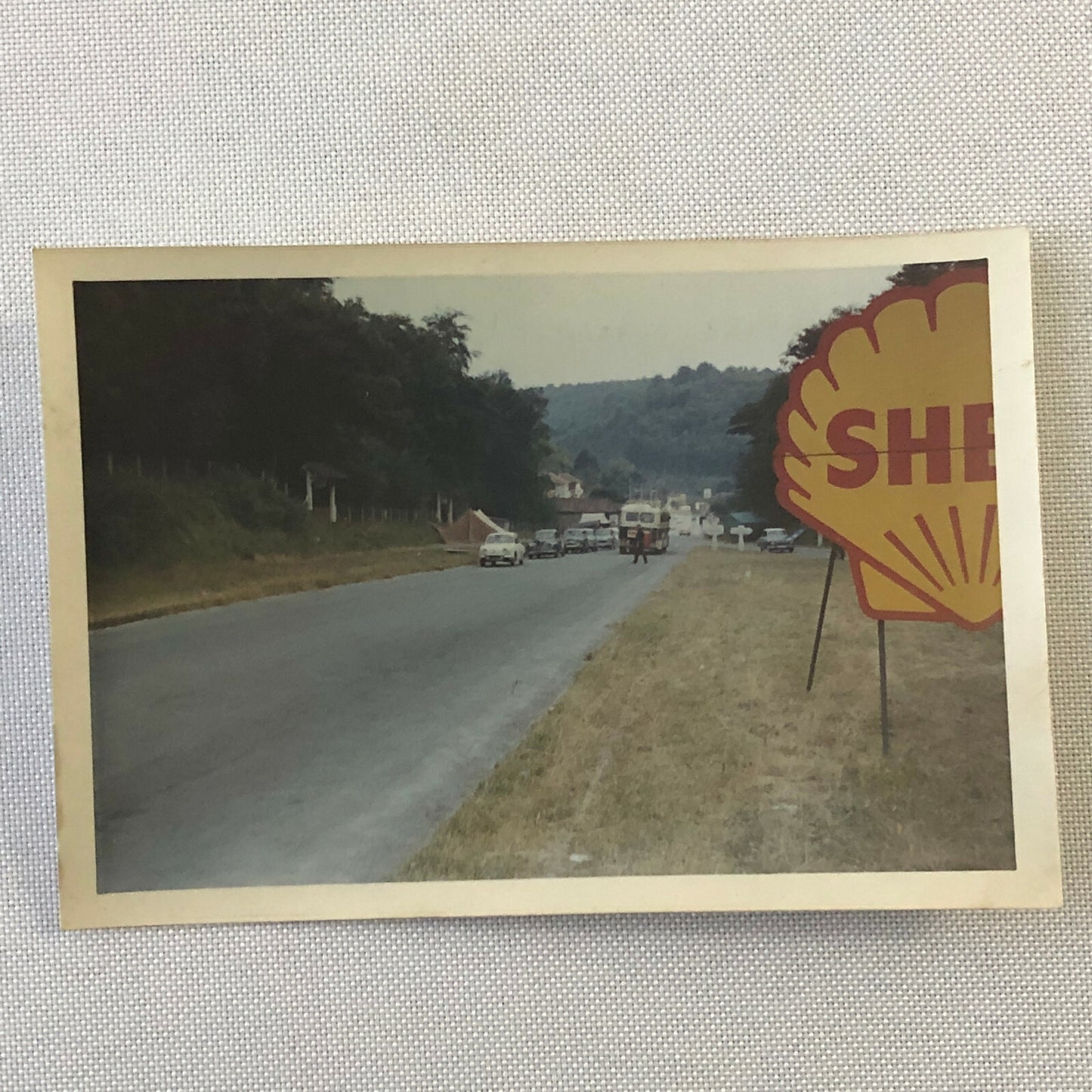 Vintage Car Racing Press Photo Photograph Lot of 2