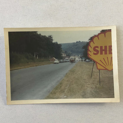 Vintage Car Racing Press Photo Photograph Lot of 2
