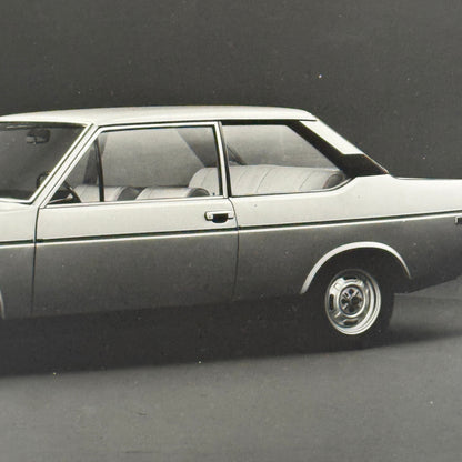 Fiat 131 Car Factory Press Photo Photograph Print Vintage