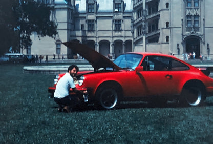 Porsche 911 Car 35mm Photo Slide Vintage 1981