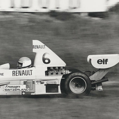 Vintage 1976 Formula 2 F2 Pau Grand Prix Racing Photo Photograph ELF Renault Car