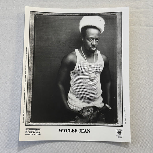 Wyclef Jean Music Publicity Press Photo Photograph 2002
