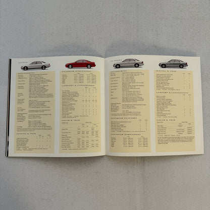 Acura Car Sales Brochure Catalog Integra NSX Legend TL 1995 1996