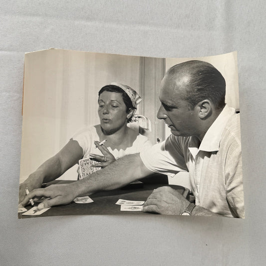 Juan Manuel Fangio Retirement Vacation Holiday Italian Press Photo F1 Racing