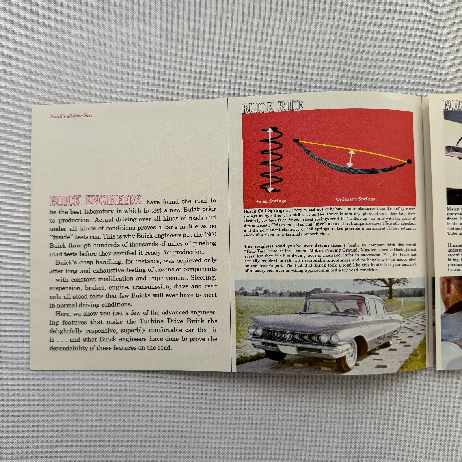 1960 Buick LeSabre Car Sales Brochure Catalog Station Wagon Coupe Convertible